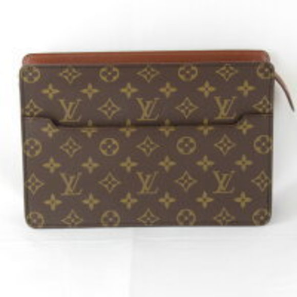 Louis Vuitton Pochette Homme Shoulder Bag Monogram Brown - Picture 1 of 9